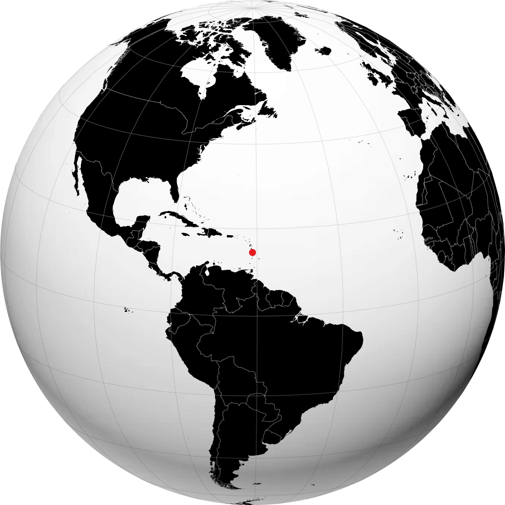 Fort-de-France en el globo