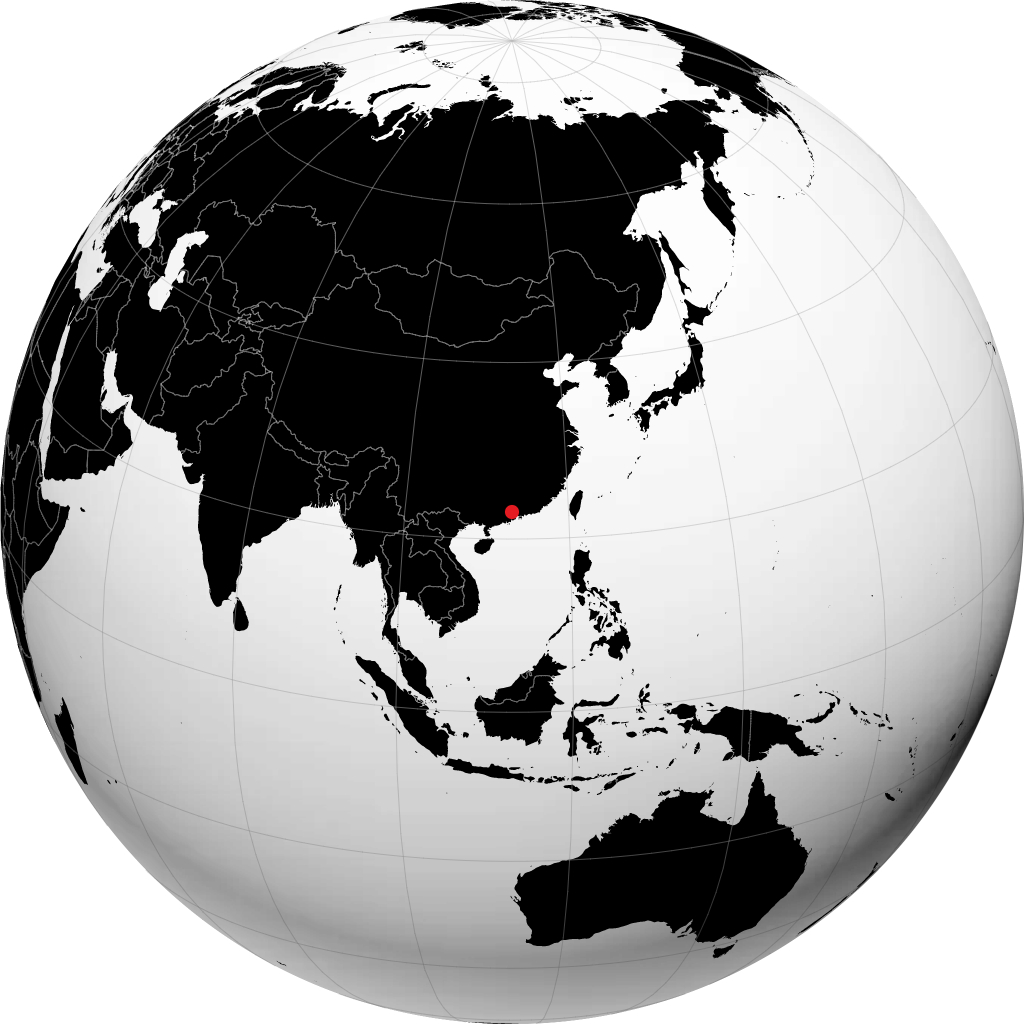 Foshan en el globo
