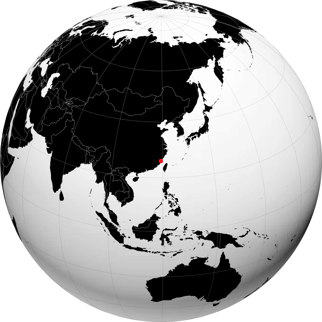 Fuzhou en el globo