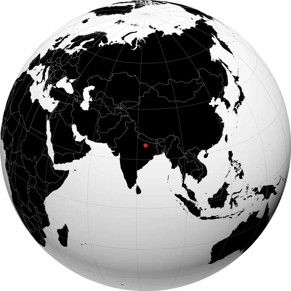 Ghazipur en el globo