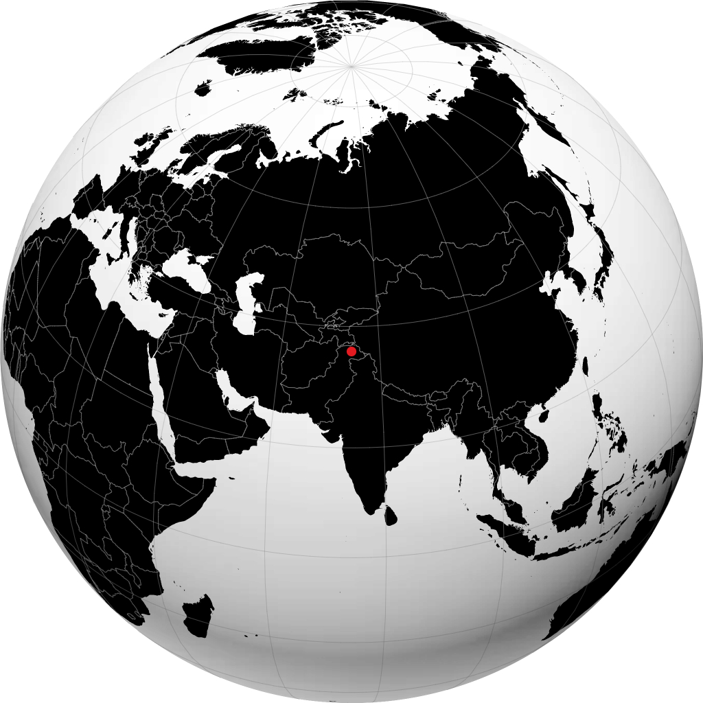 Gilgit en el globo
