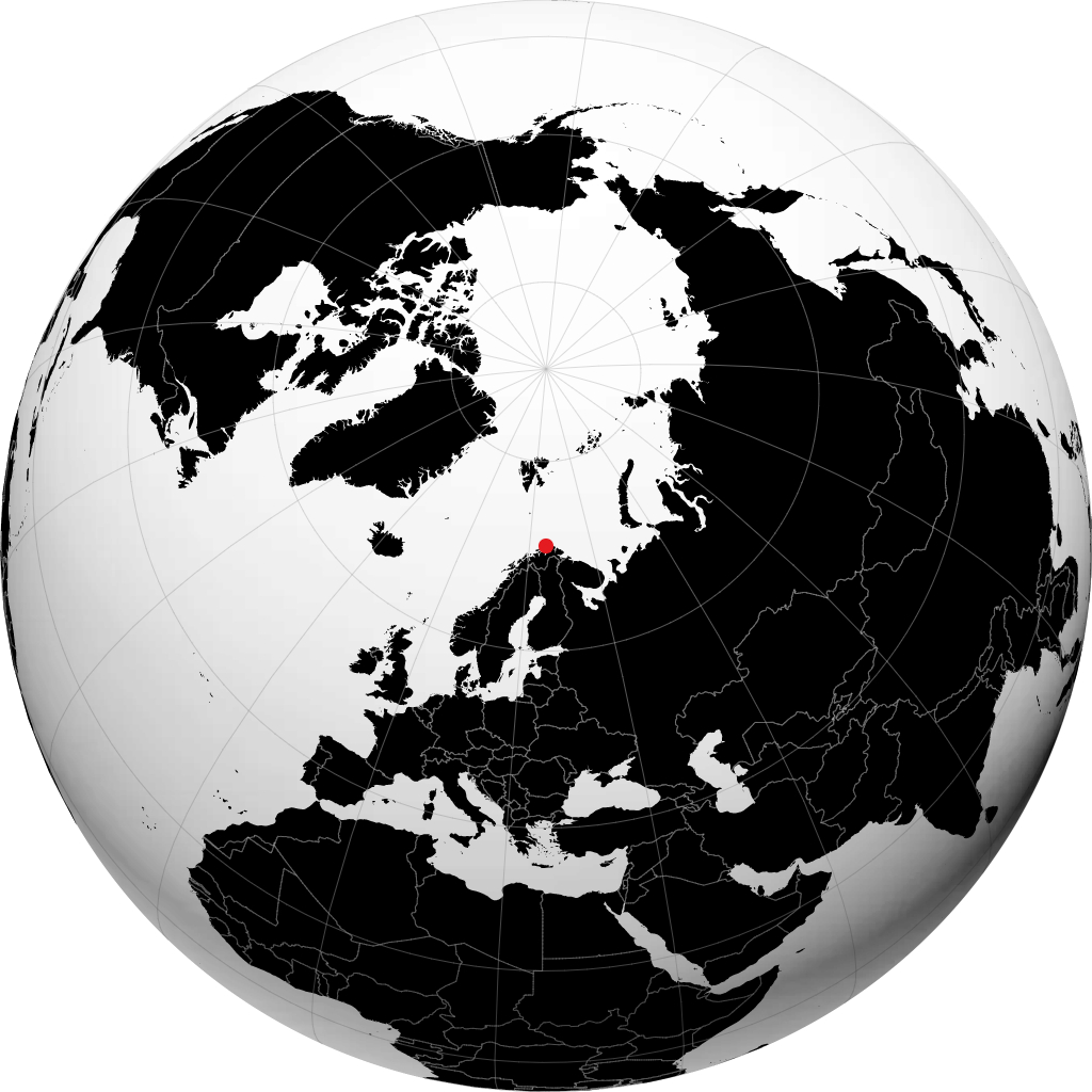 Gjesvær en el globo
