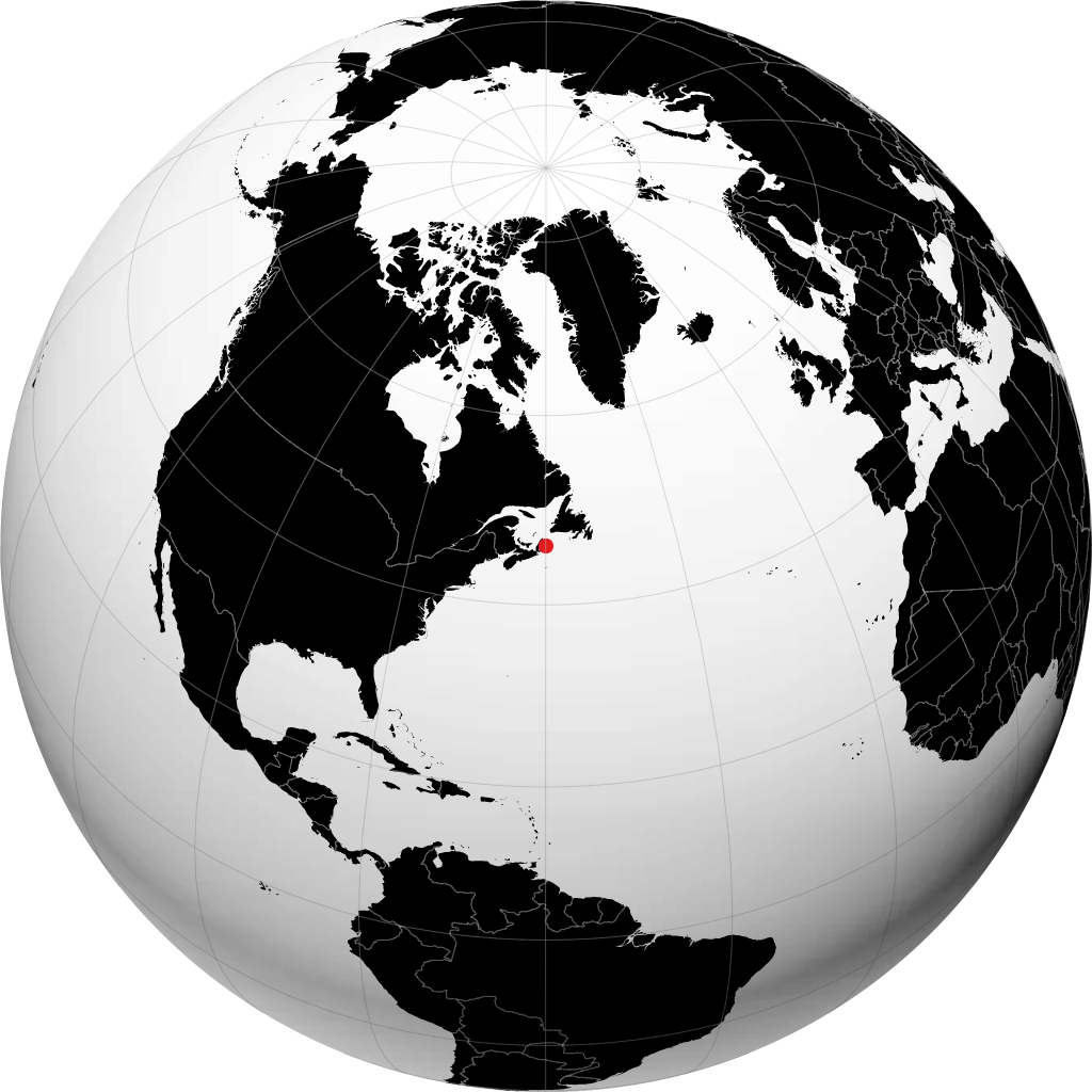 Glace Bay en el globo