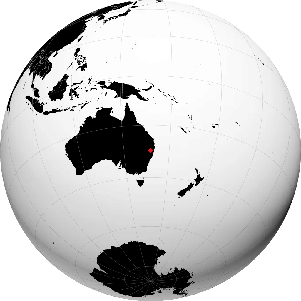 Glen Innes en el globo