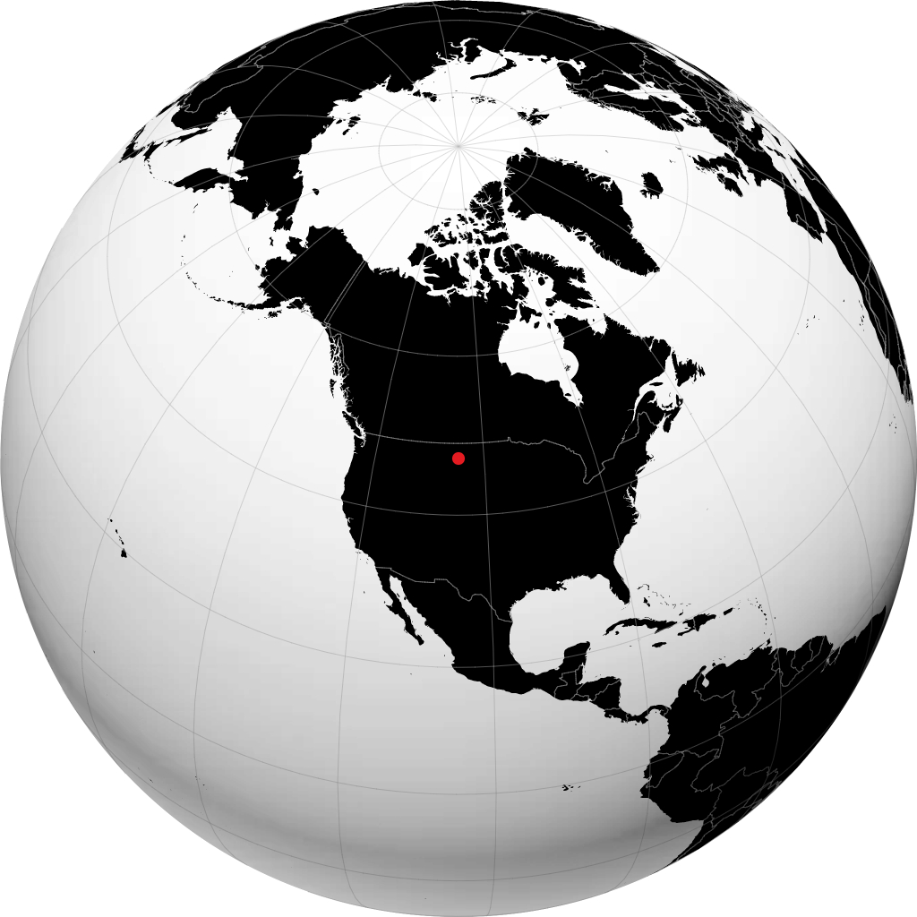 Glendive en el globo