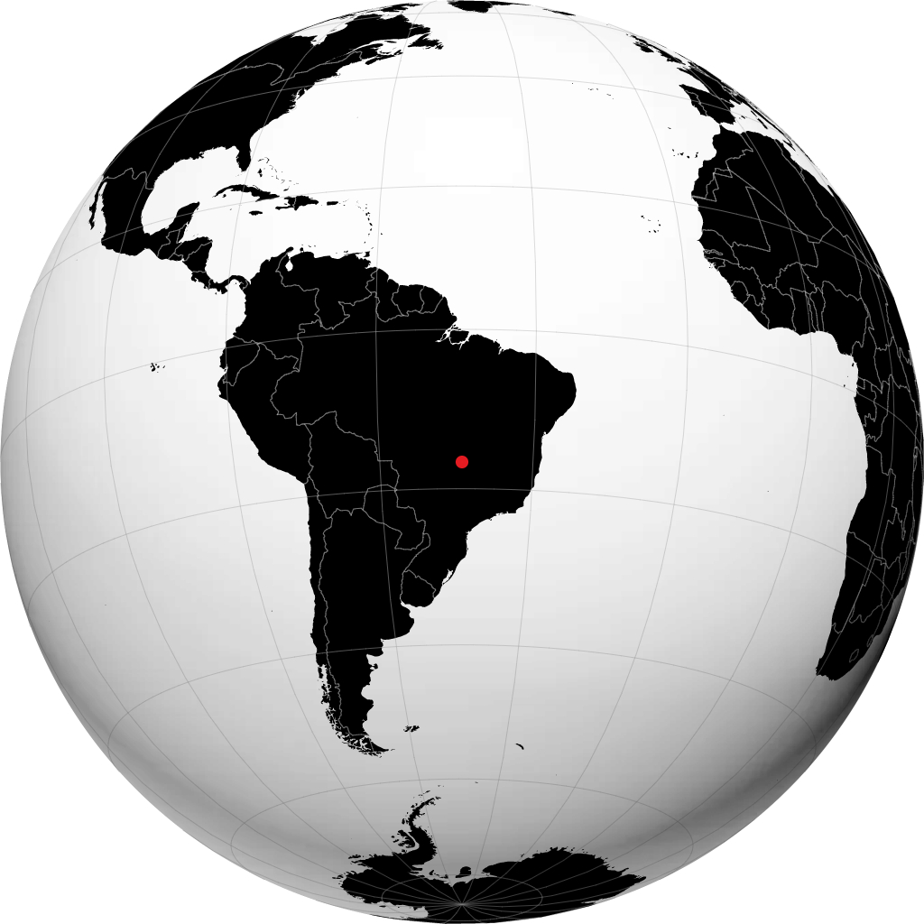 Goiânia en el globo