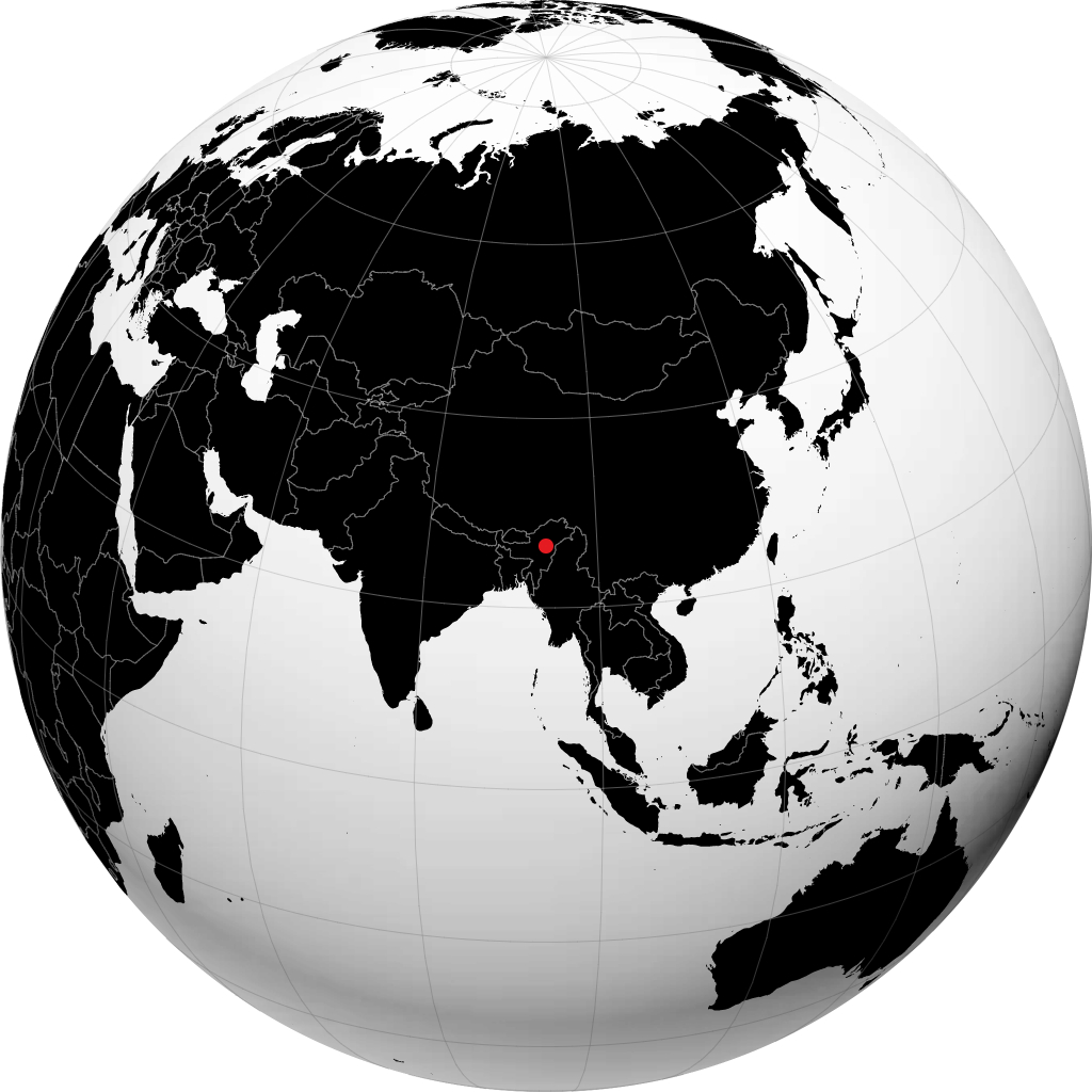 Golaghat en el globo