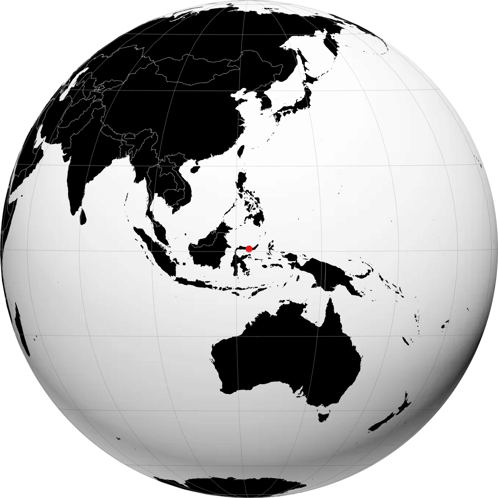 Gorontalo en el globo