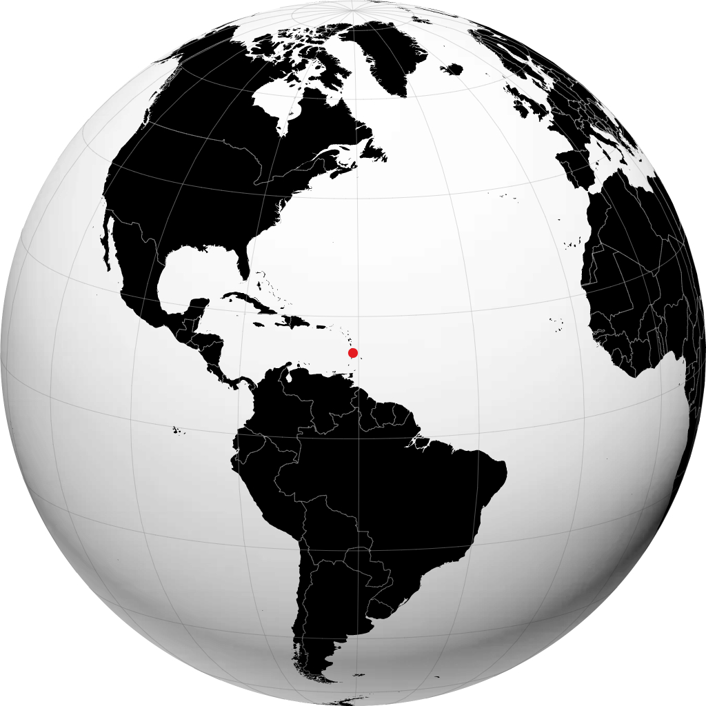 Gros Islet en el globo