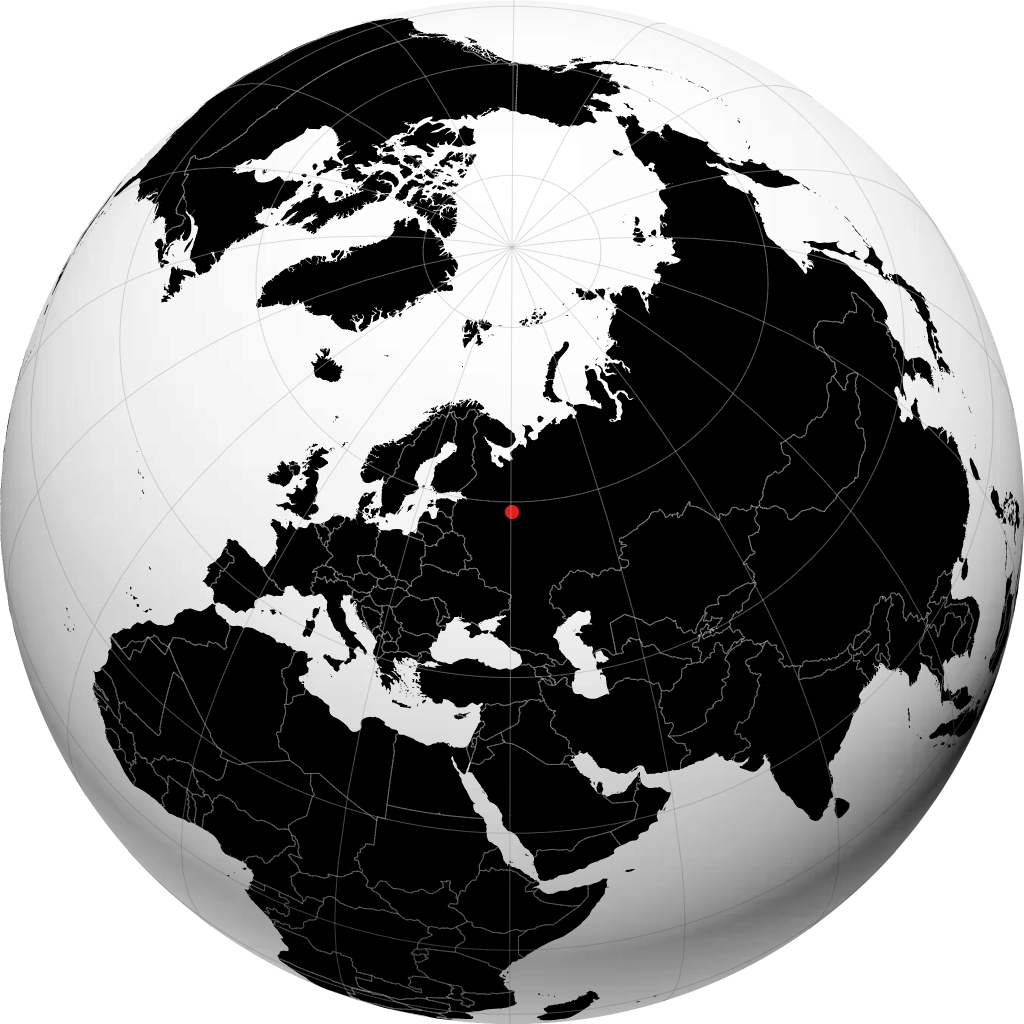 Gryazovets en el globo
