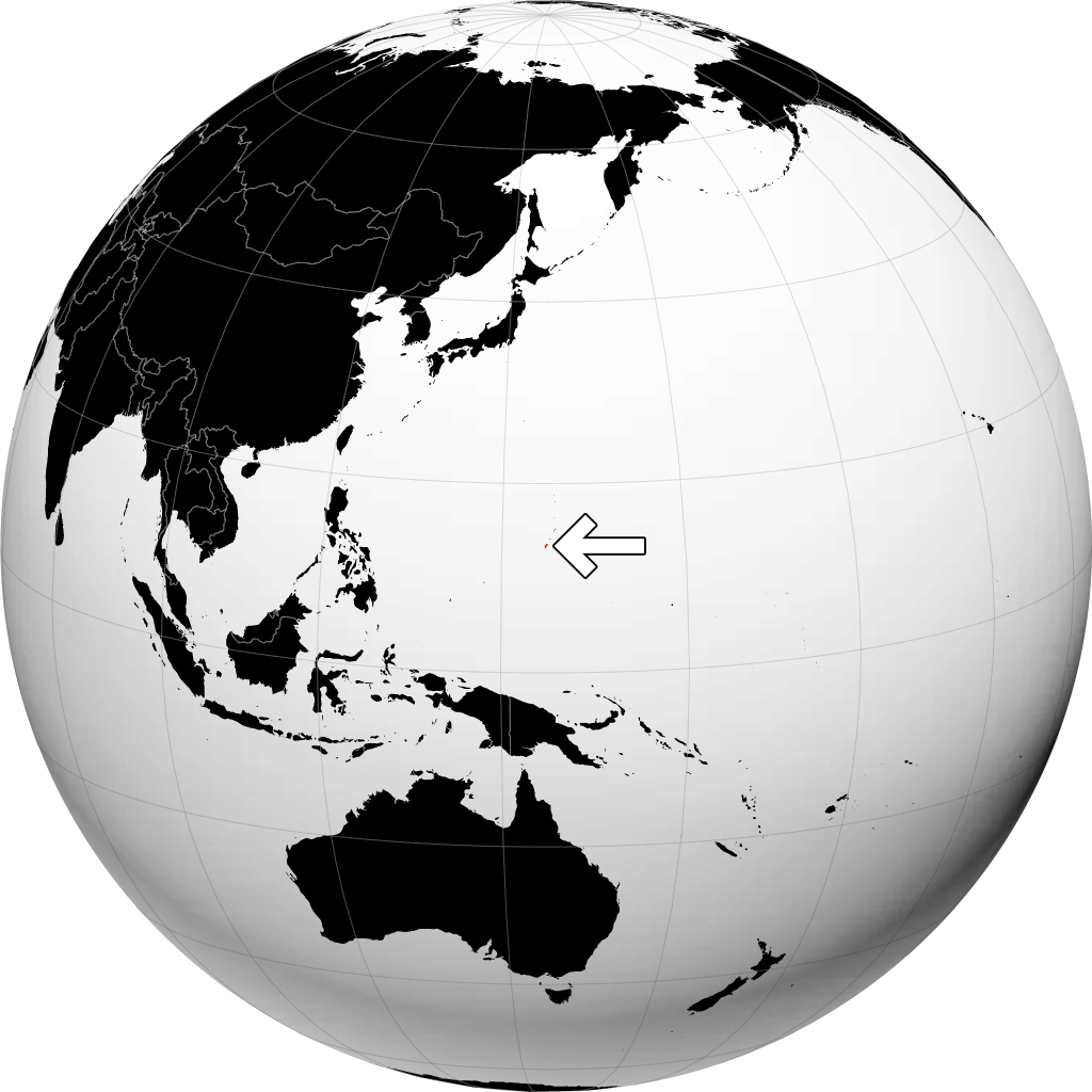Guam en el globo