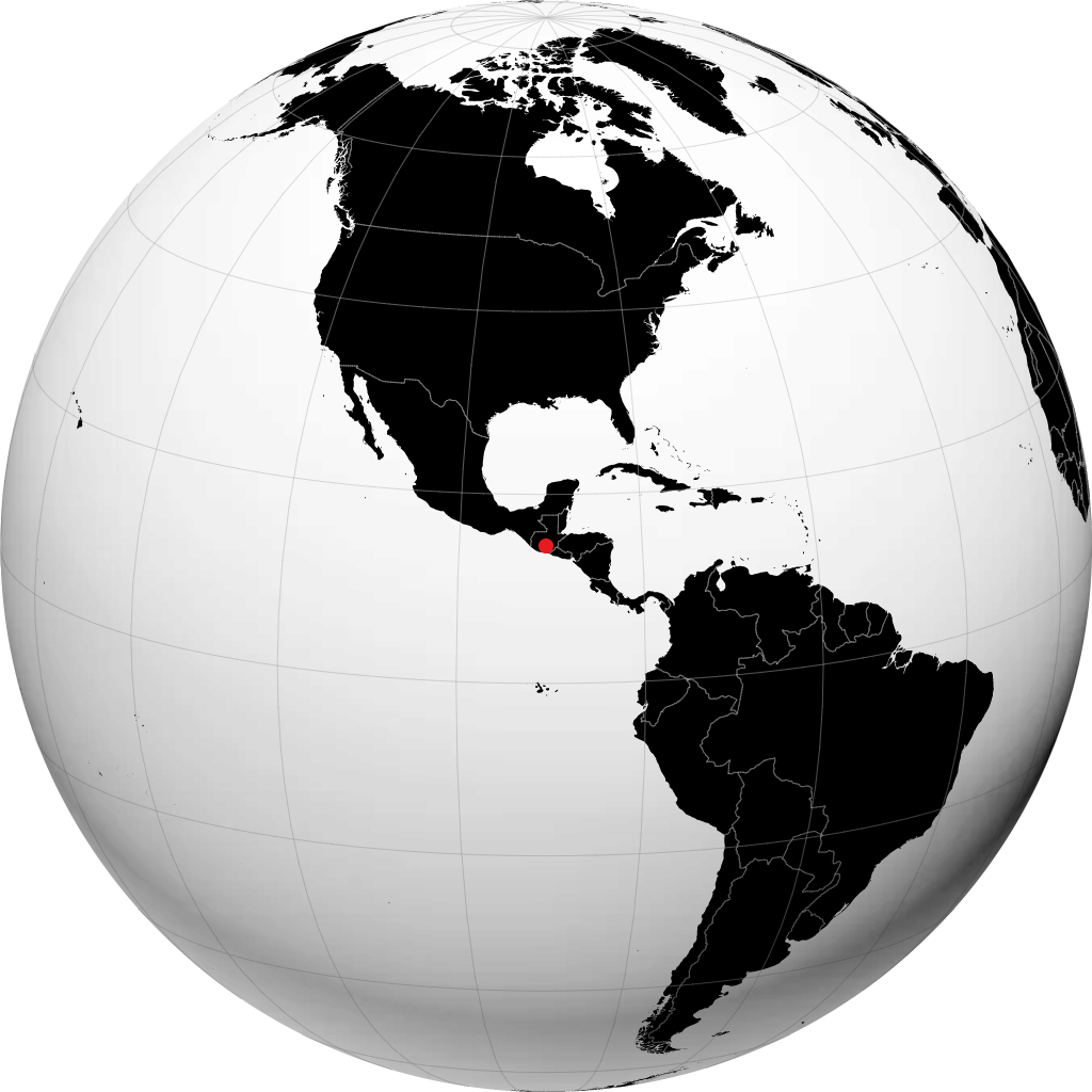 Ciudad de Guatemala en el globo