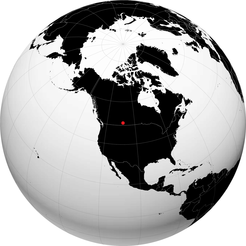 Gull Lake en el globo