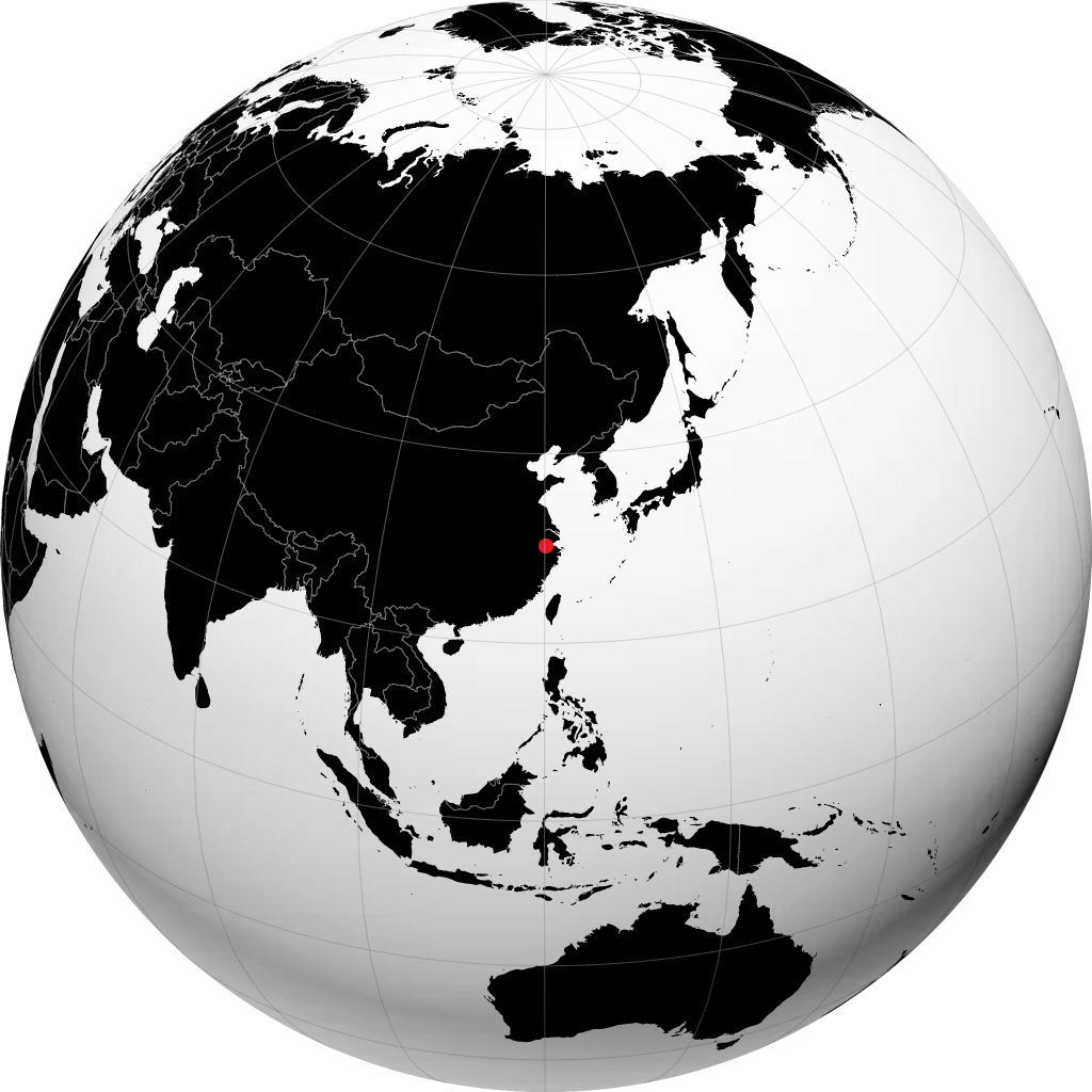 Hangzhou en el globo