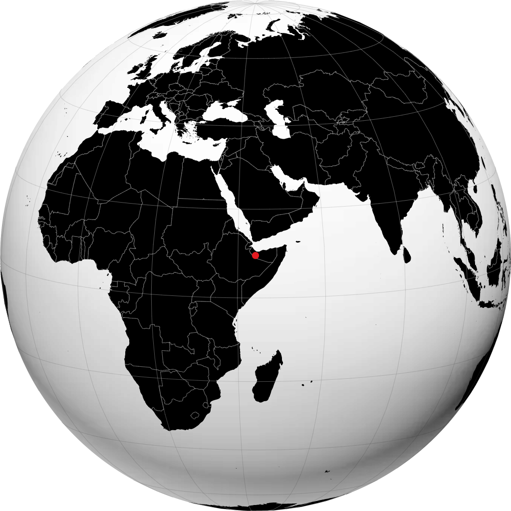 Hargeisa en el globo