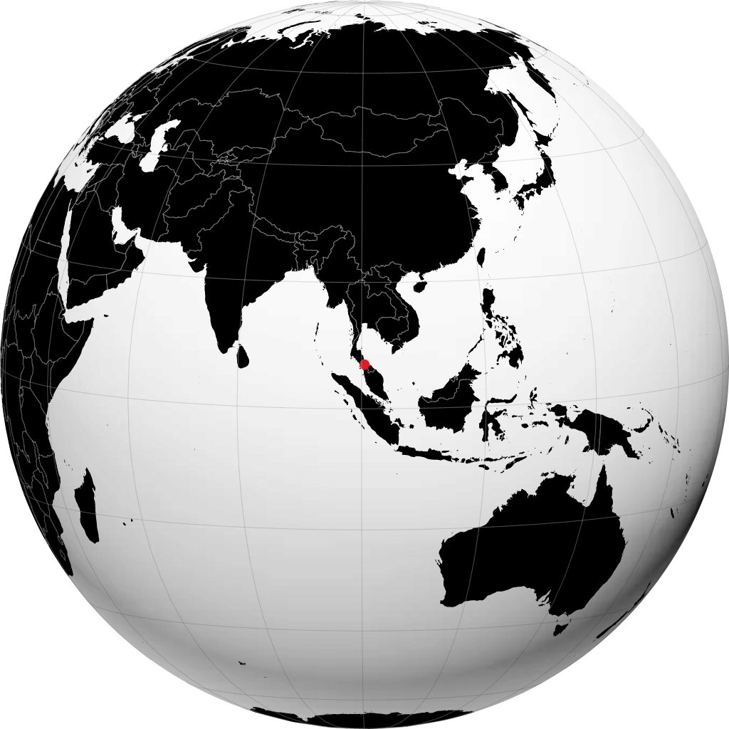 Hat Yai en el globo