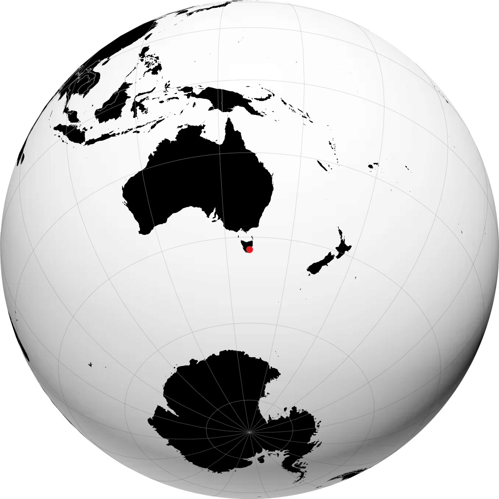 Hobart en el globo