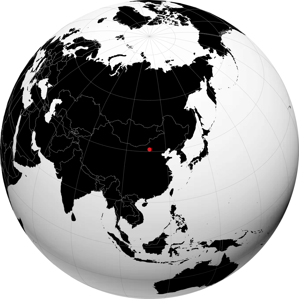 Hohhot en el globo