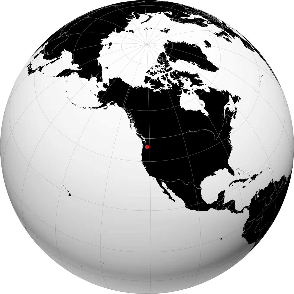 Hood River en el globo