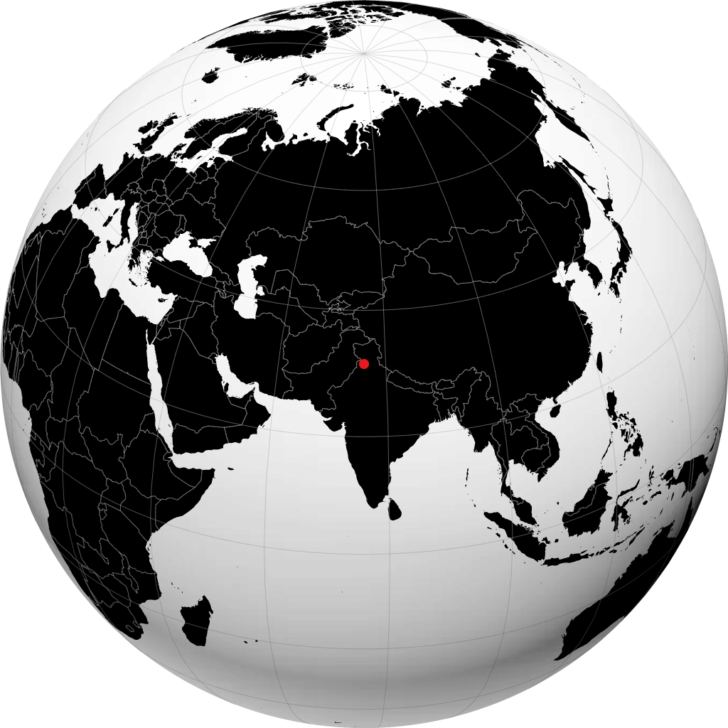 Hoshiarpur en el globo