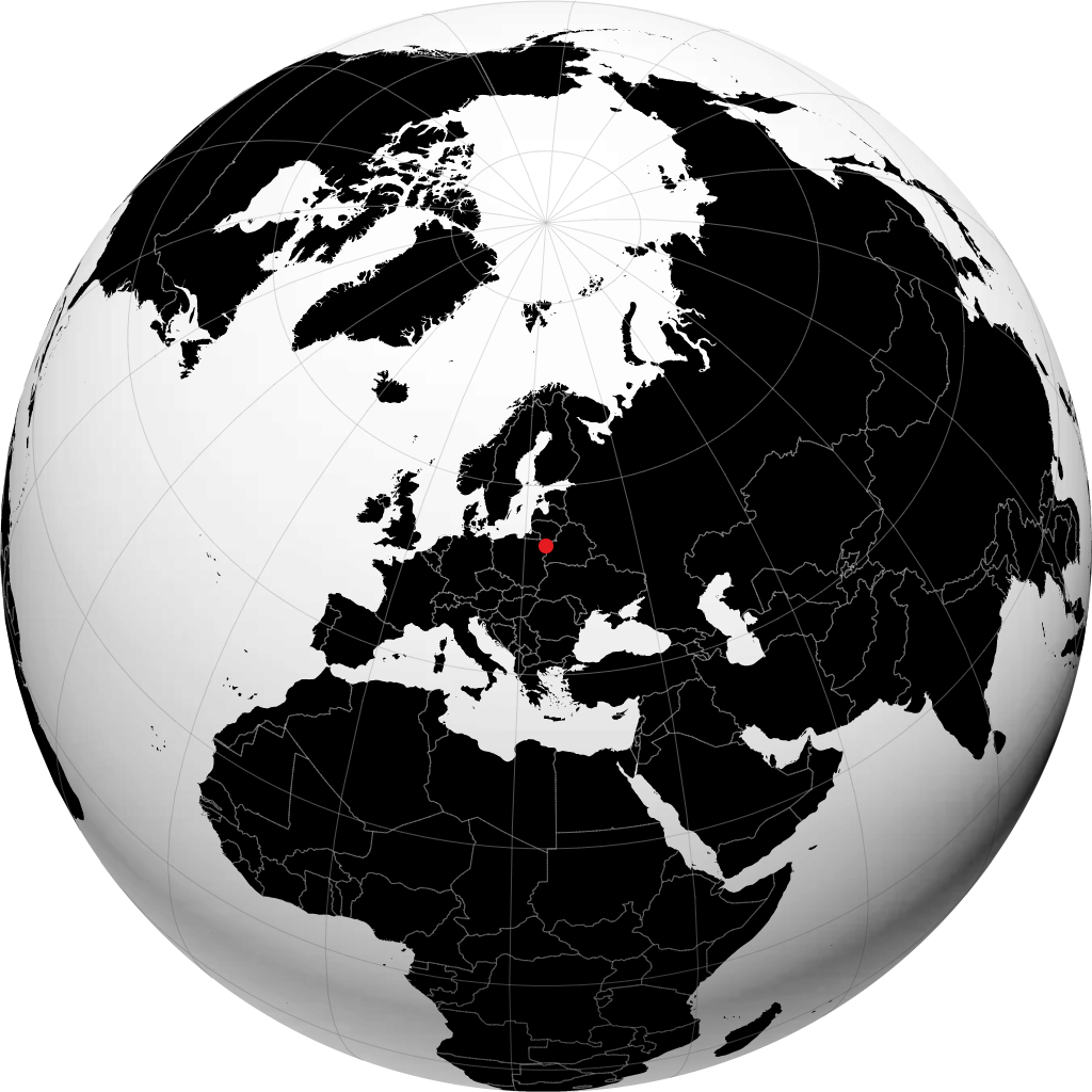 Grodno en el globo