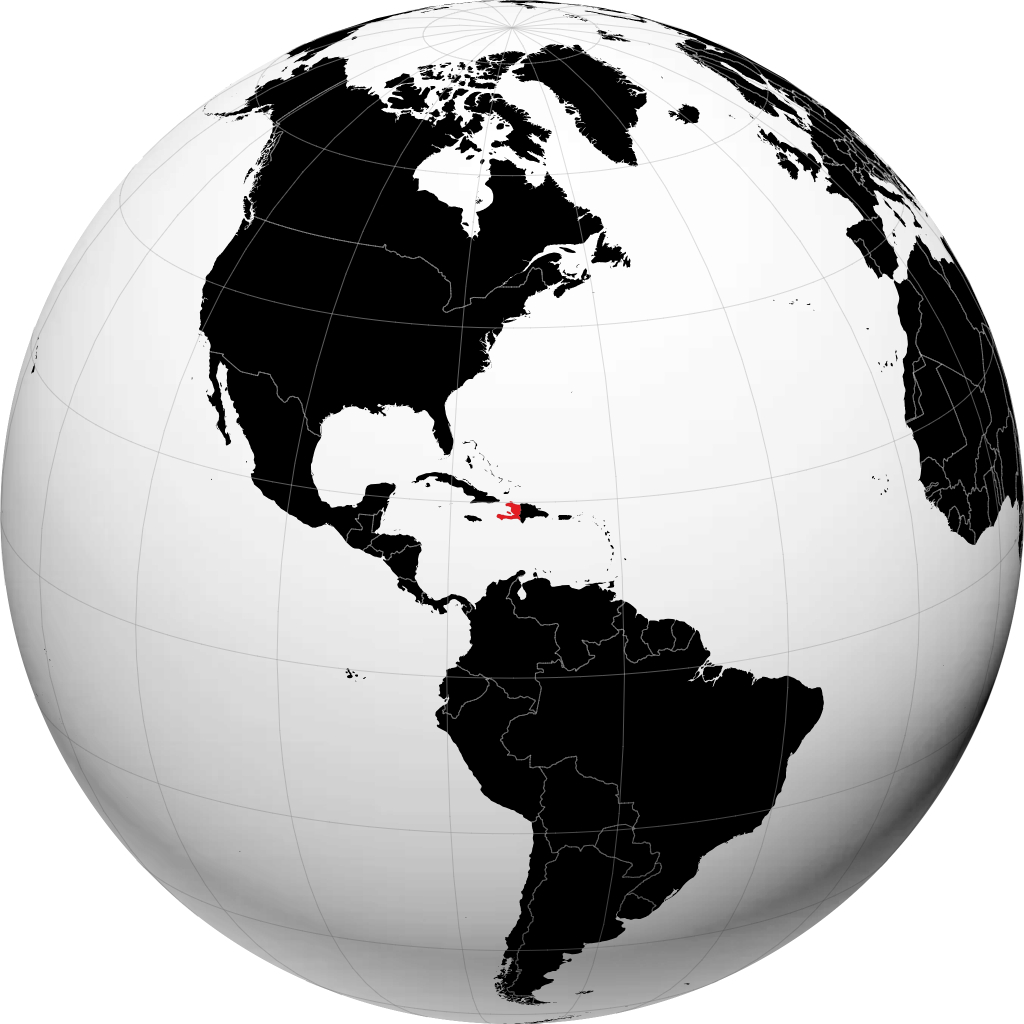 Haití en el globo