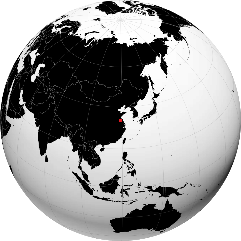 Huai'an en el globo