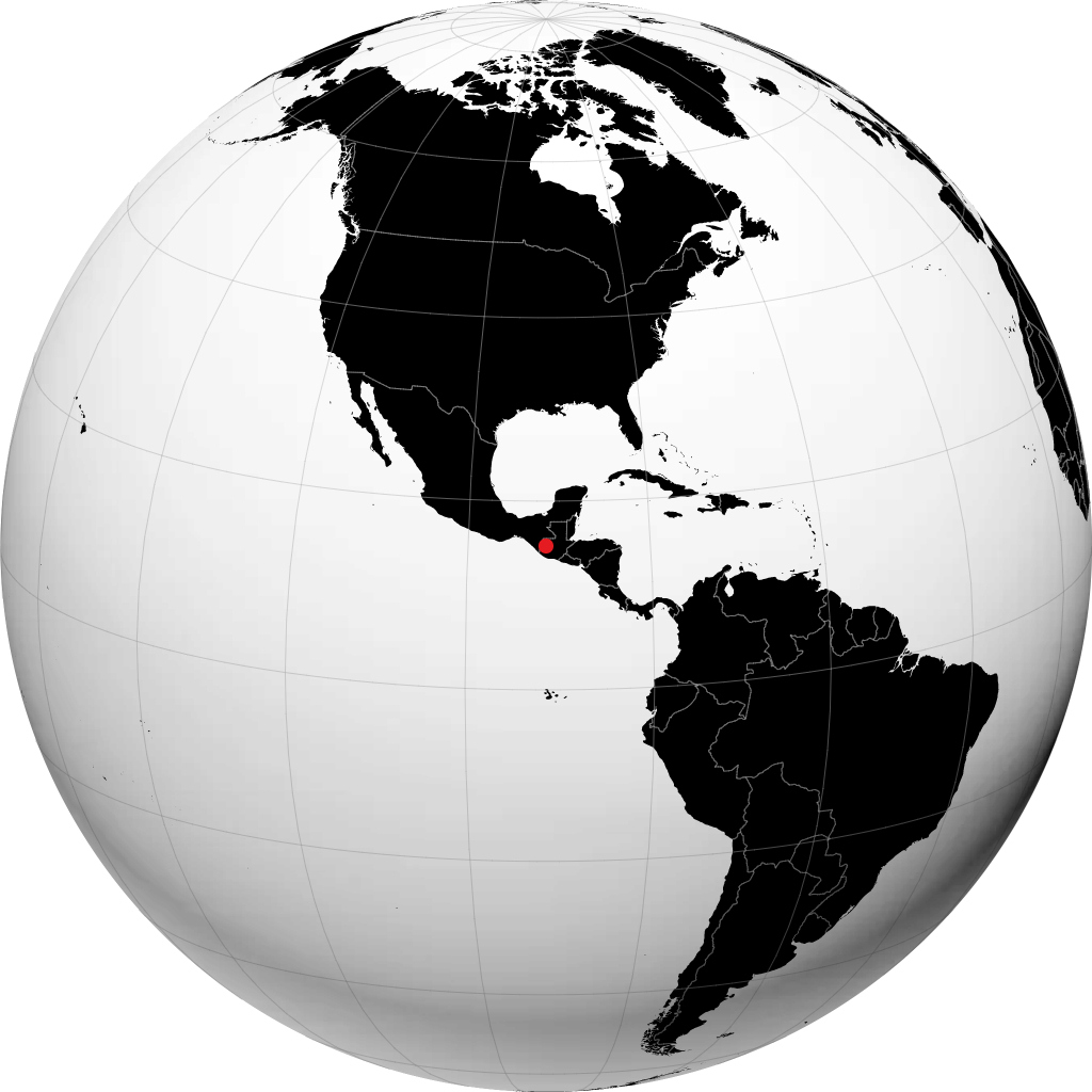Huehuetenango en el globo