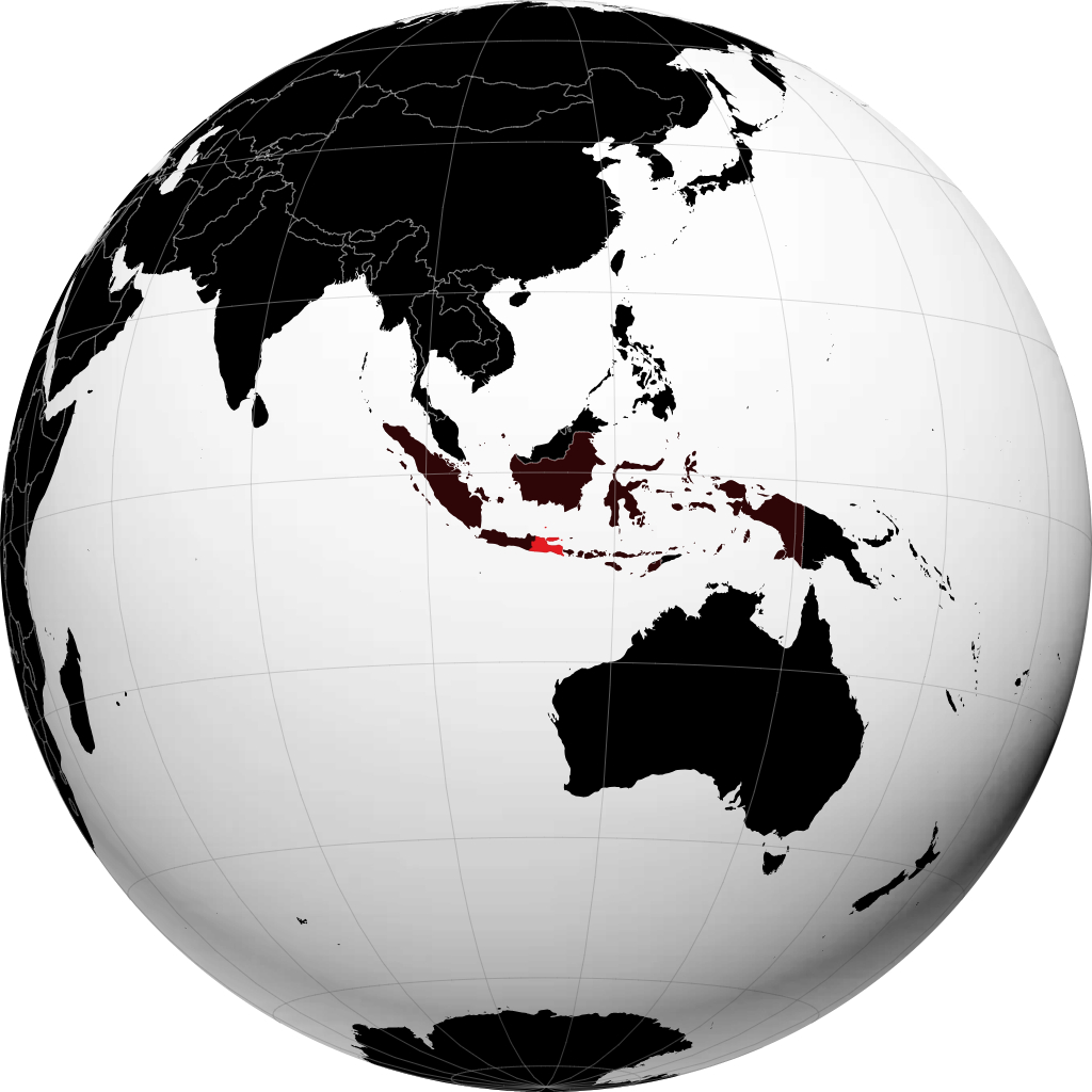 Java Oriental en el globo