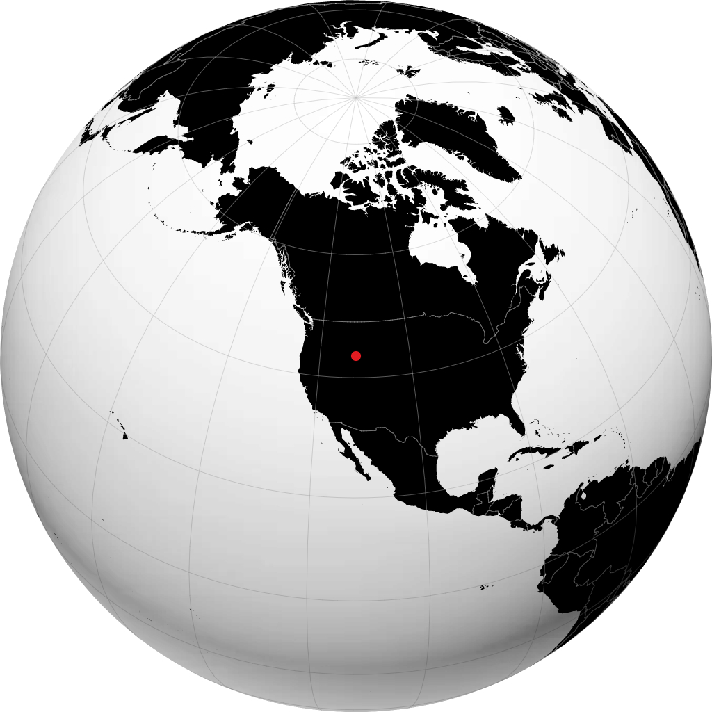 Idaho Falls en el globo