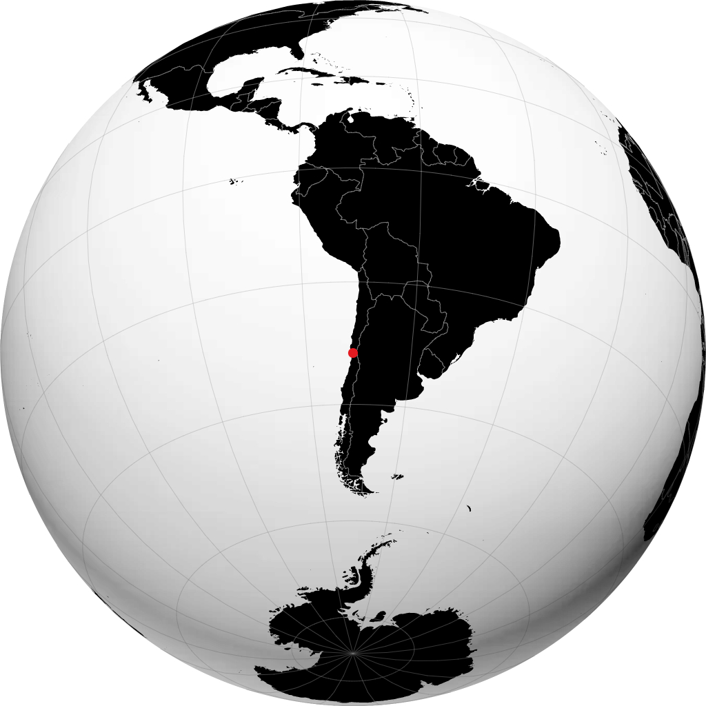 Illapel en el globo