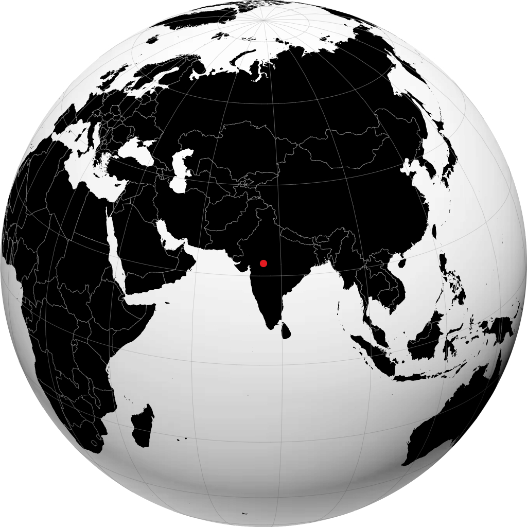Indore en el globo