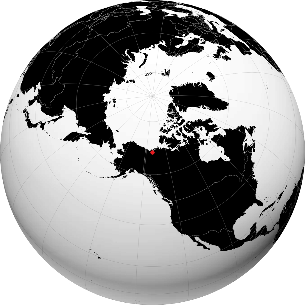 Inuvik en el globo