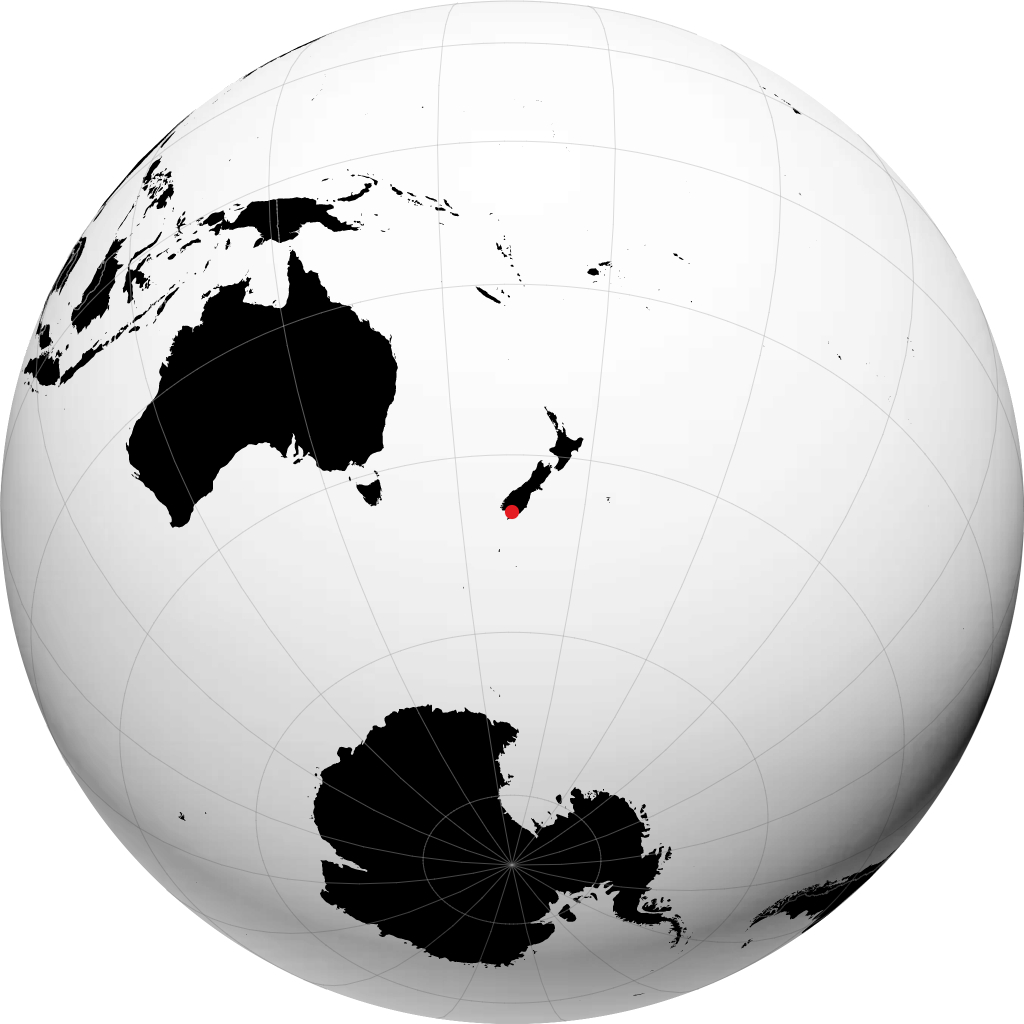 Invercargill en el globo