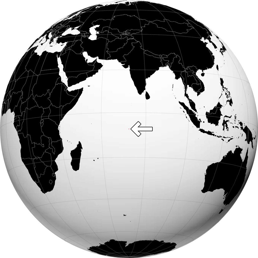 Chagos en el globo