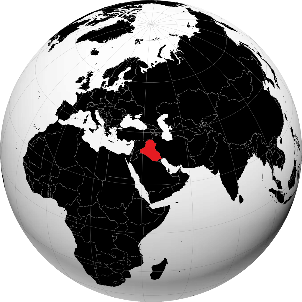 Irak en el globo