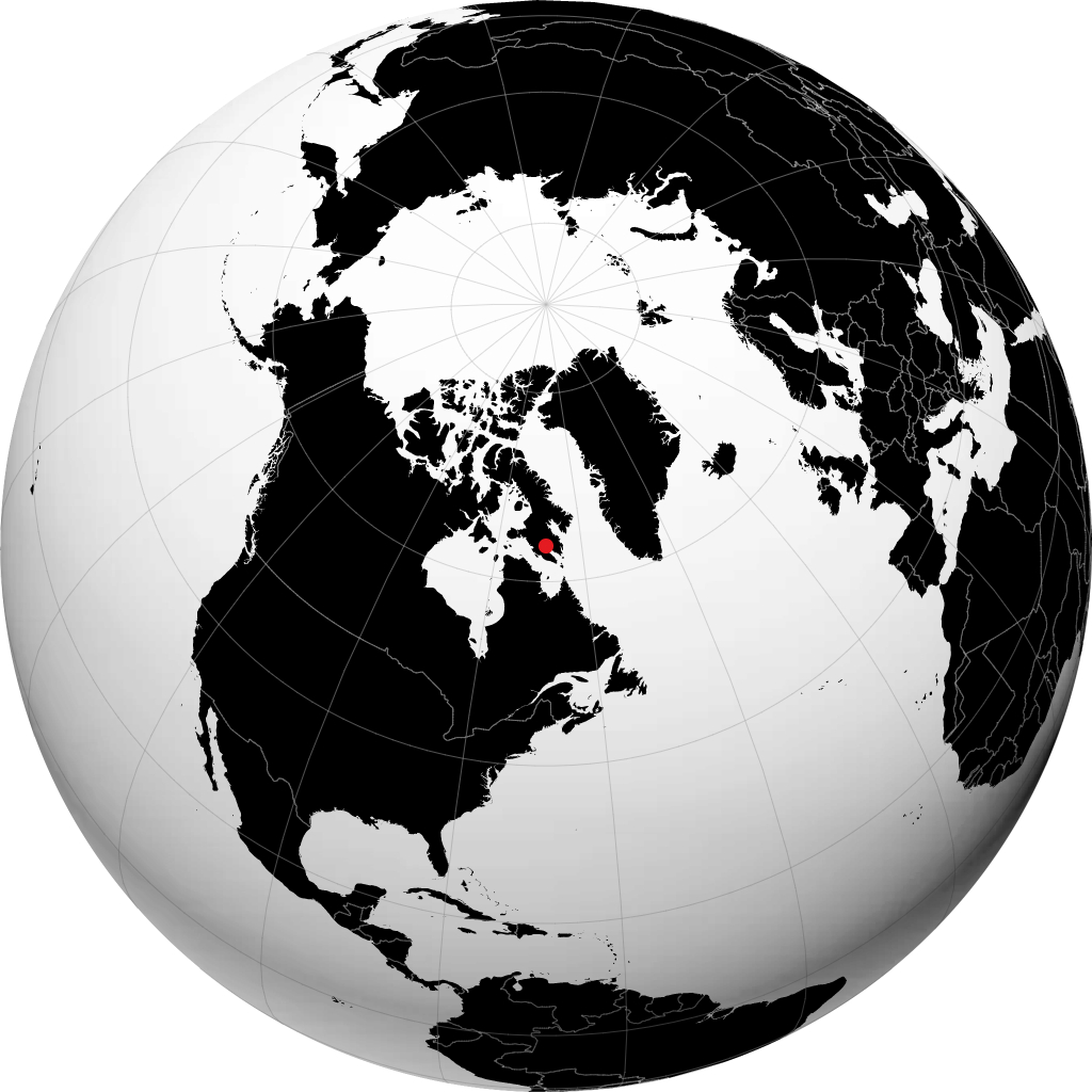 Iqaluit en el globo
