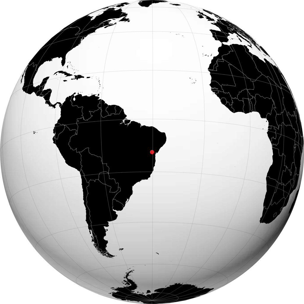 Itaberaba en el globo