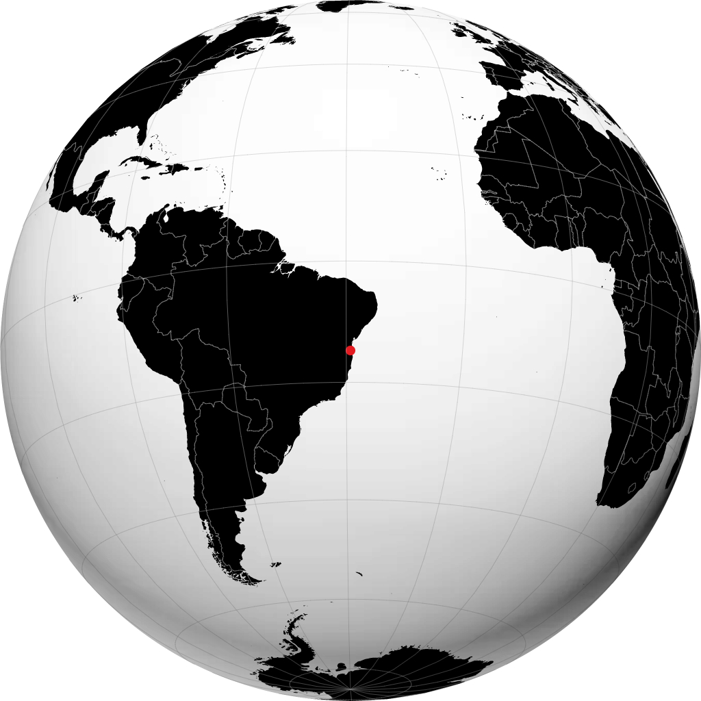 Itabuna en el globo