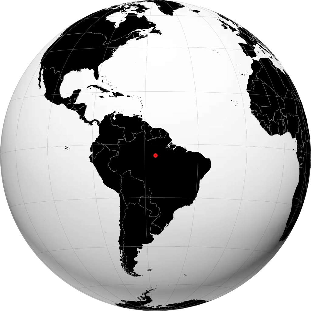 Itaituba en el globo