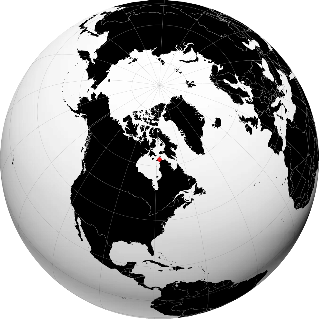 Ivujivik en el globo