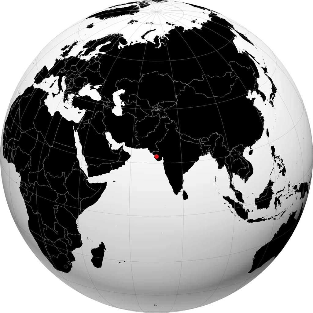 Jamnagar en el globo