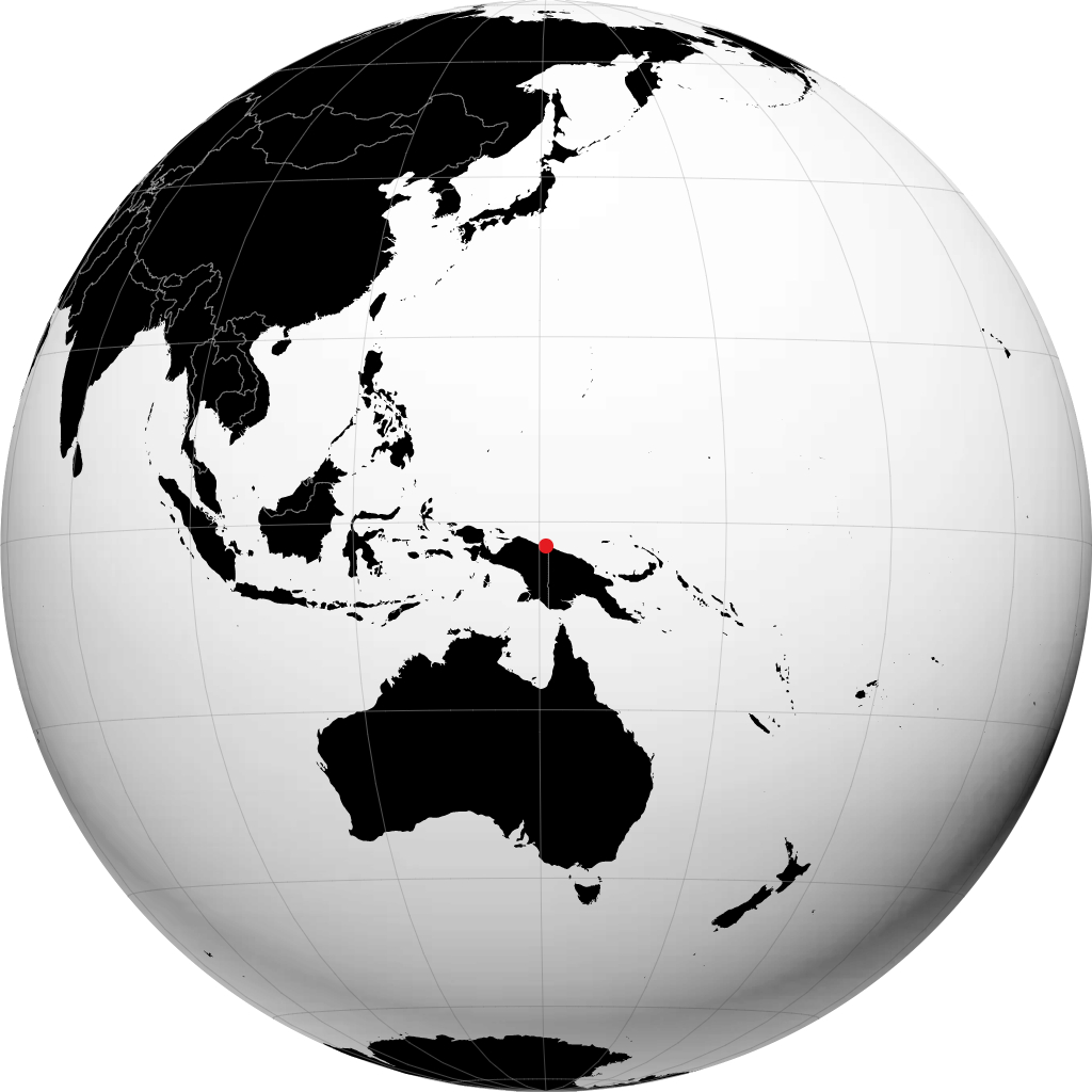 Jayapura en el globo