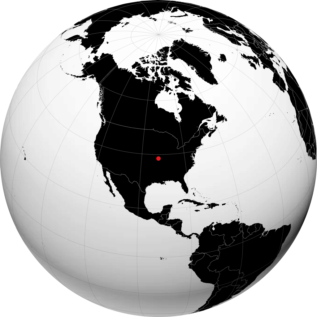 Jefferson City en el globo