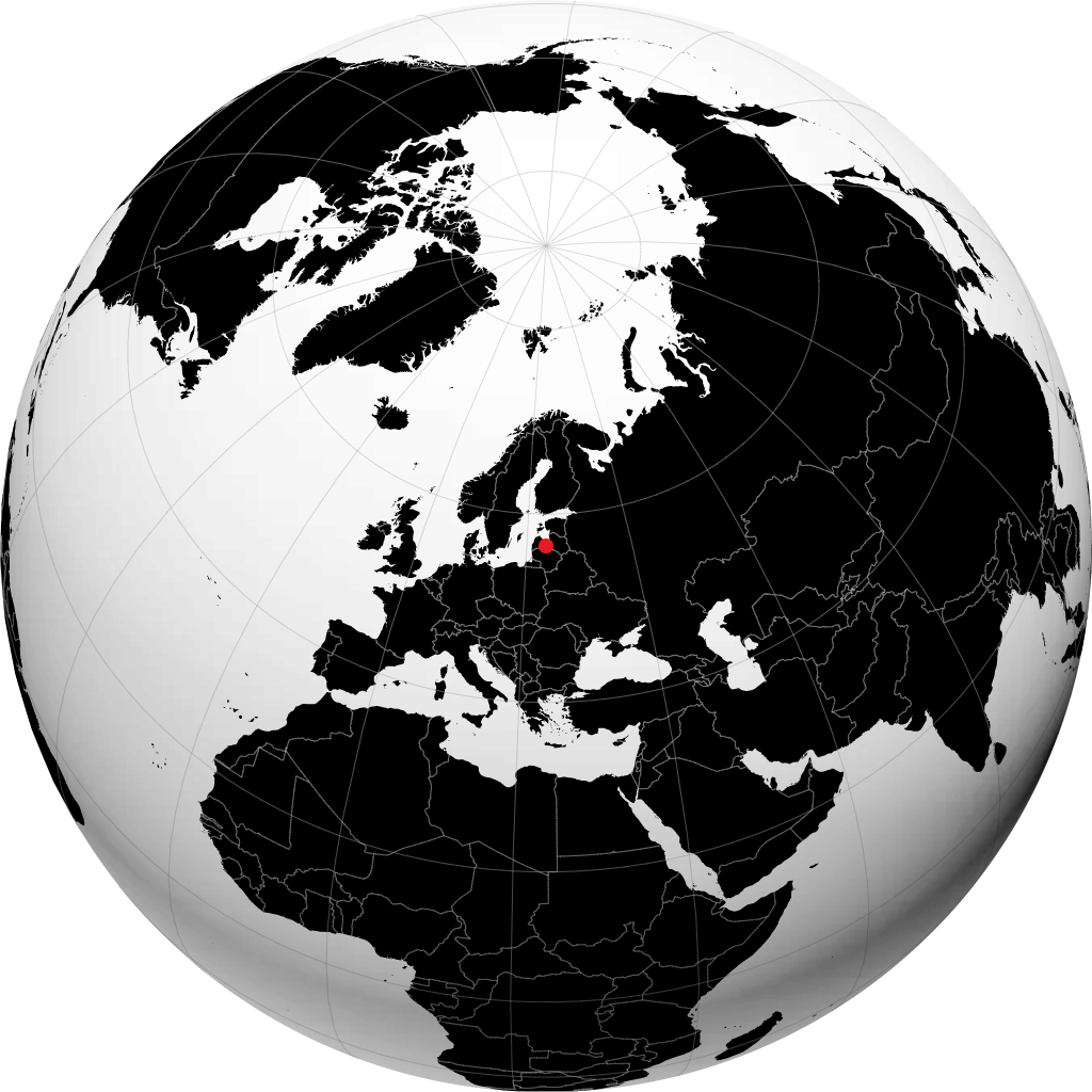 Jelgava en el globo