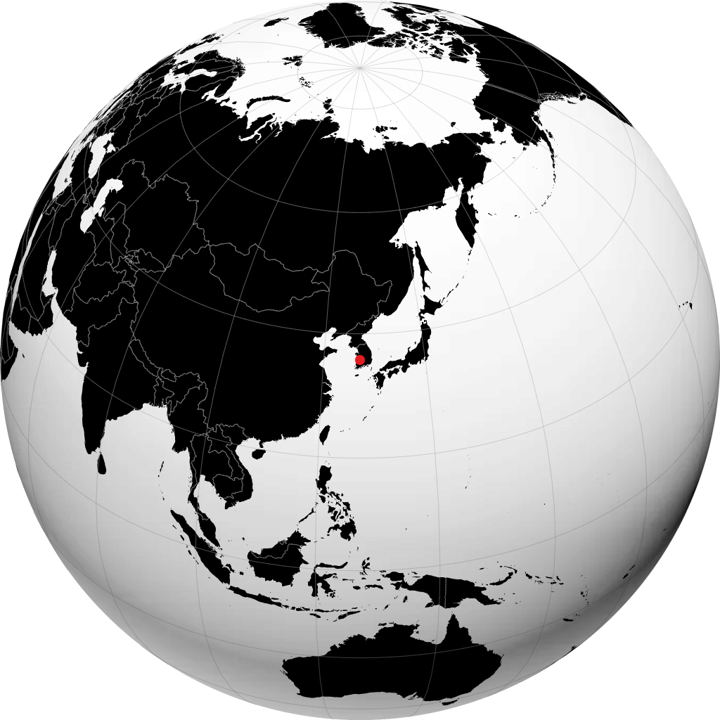 Jeonju en el globo