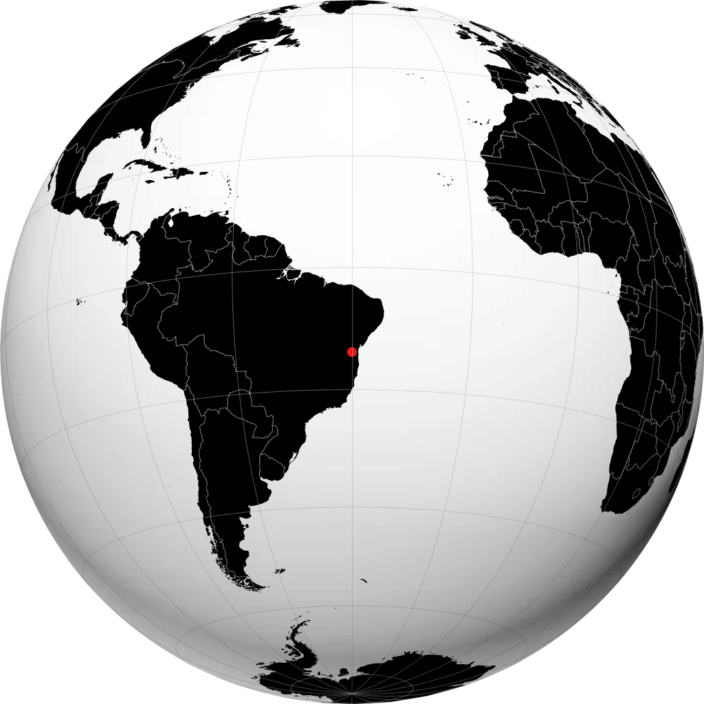 Jequié en el globo