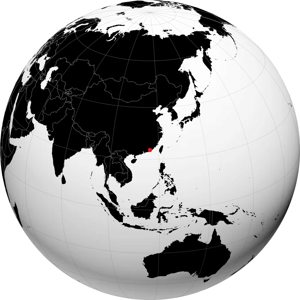 Jieyang en el globo