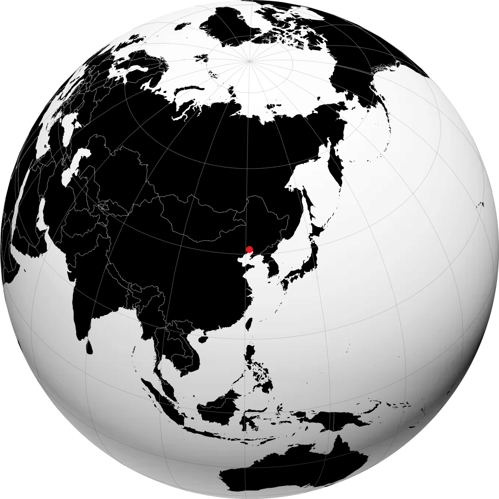 Jinzhou en el globo