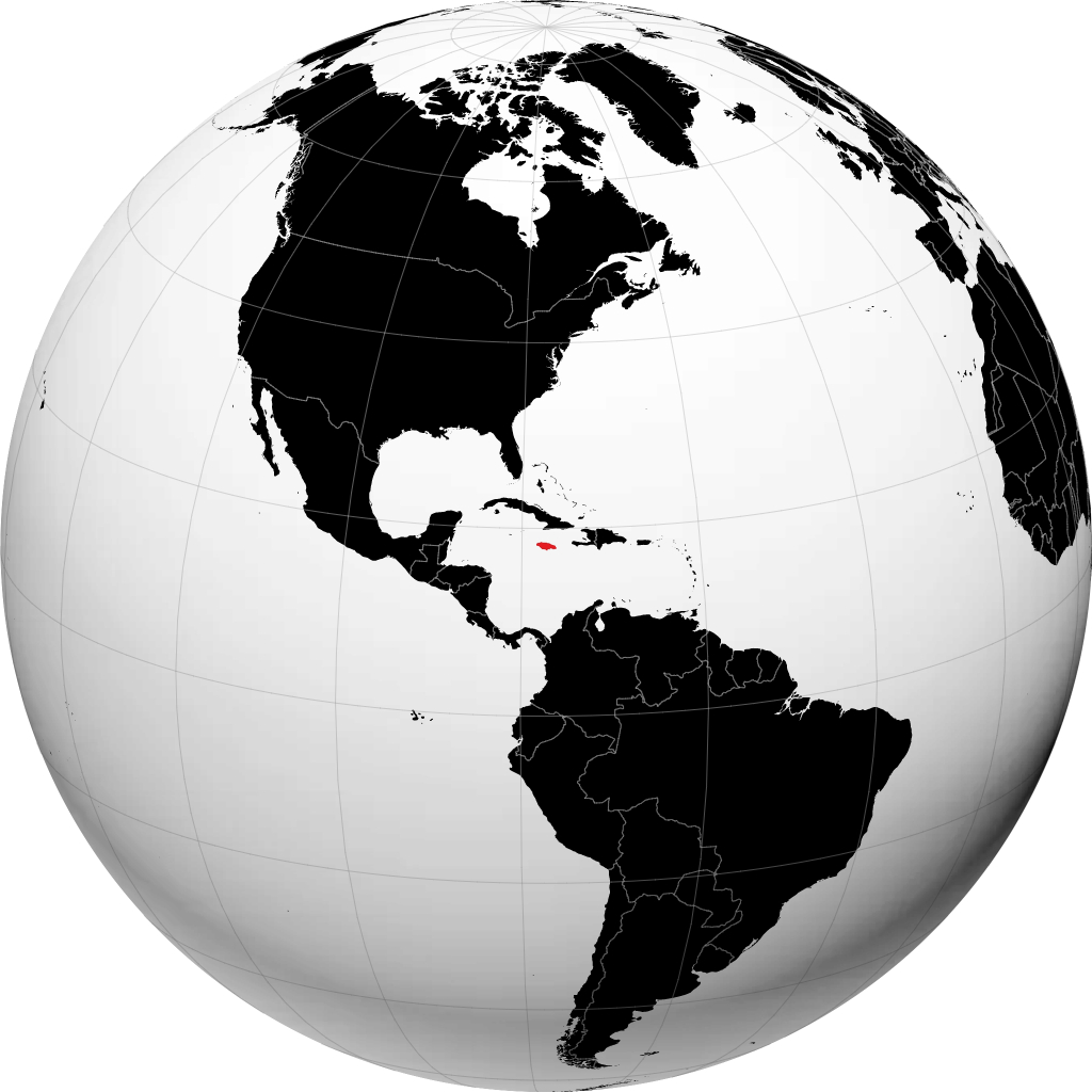 Jamaica en el globo